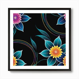 Floral Pattern Art Print