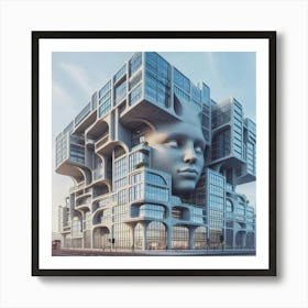 Futurist Building Art Print