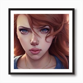 Avengers Hyper-Realistic Anime Portraits Art Print