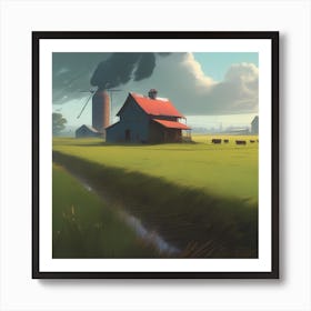 Farm Scene 6 Art Print