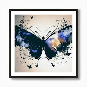 Butterfly Painting 1 Art Print