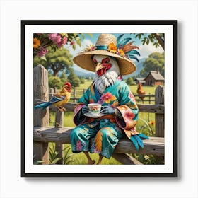 Chinese Chicken Art Print