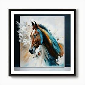 Horse Painting 2 Art Print