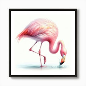 Pink Flamingo 5 Art Print