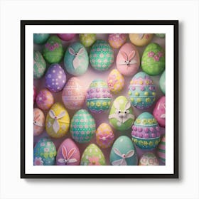 Easter Eggs Art Print