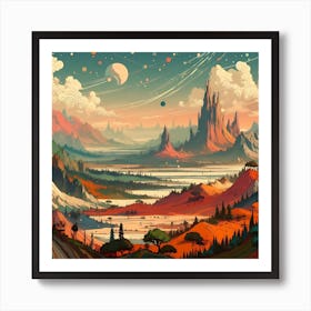 Land Of Fantasy 10 Art Print