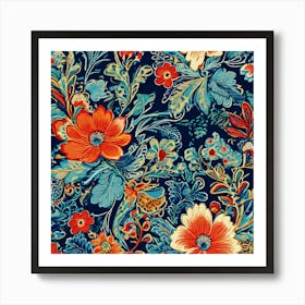 Floral Pattern 2 Art Print