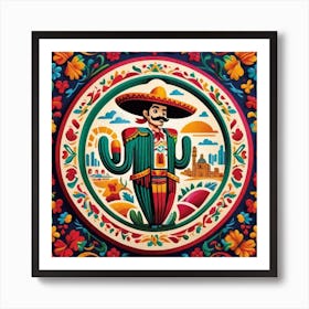 Mexican Sombrero 7 Art Print