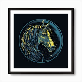 Horse Head Art Print