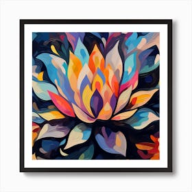 Lotus Flower 1 Art Print