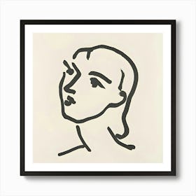 Portrait Of A Woman 9 Art Print