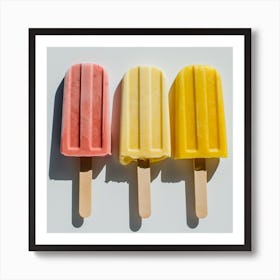 Popsicles 5 Art Print