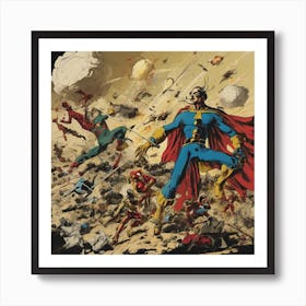 Marvel Super Heroes Art Print