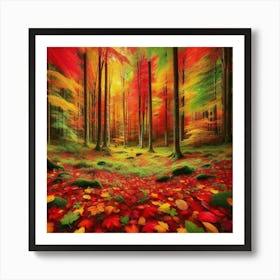 Autumn Forest 1 Art Print