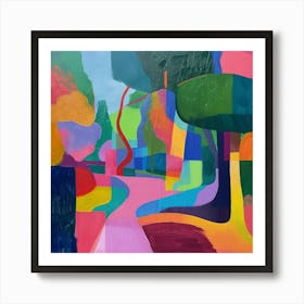 Abstract Park Collection Ibirapuera Park Buenos Aires Argentina 1 Art Print