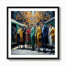 A Stunning And Captivating Illustration Of A Group 1tkdg4bls22sthzybgnlkg Slwbdek2qewsk Il1jtx2w Art Print