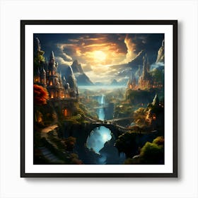 Fantasy Landscape Art Print