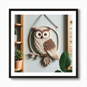 Owl Wall Art Art Print
