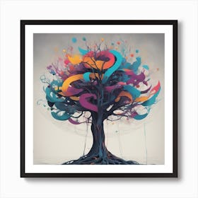 Tree Psychedelic Figuration, Eiko Ojala, Ian Davenport, Sci Fi Noir, Alex Maleev, Back Button Focus, (1) 1 Art Print