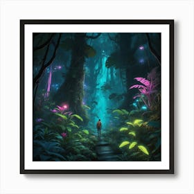 other world Forest Art Print