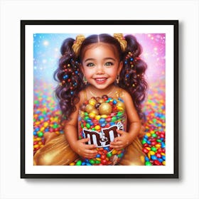 M&M'S Girl Art Print