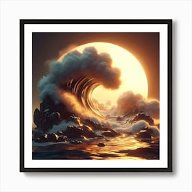 Stormy Sea Art Print