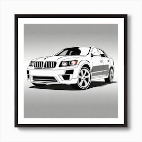 Bmw X6 Art Print