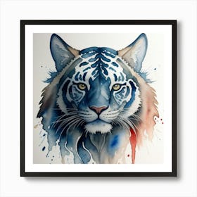 Tiger Painting 1 Art Print