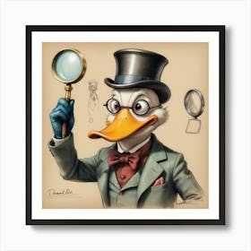 Daniel Duck Art Print