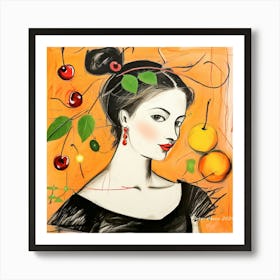 Ballerina Portrait by Peter Ghetu 2024 Art Print