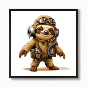 Star Wars Sloth 4 Art Print