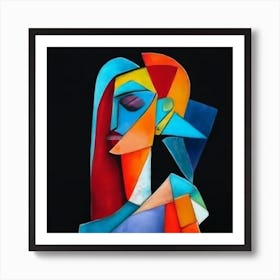 Abstract Woman Neeraj Art Print