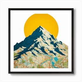 Map Of The World Art Print