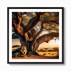 Lion King 35 Art Print