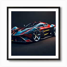 Supercar concept Art Print