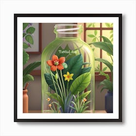 Style Botanical Illustration In Colored Pencil 7 Art Print