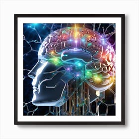 Human Brain 19 Art Print