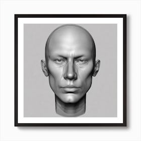 Head Of A Man 7 Art Print