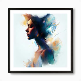 Portrait Of A Woman 21 Art Print