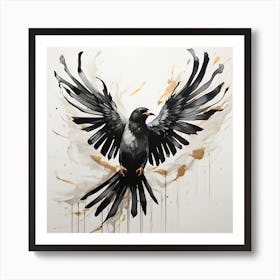 Amazing Crow Art Print