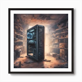 Computer Room Art Print