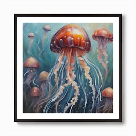 Jellyfish 1 Art Print