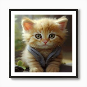 Cute Kitten 4 Art Print