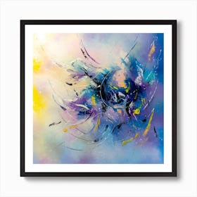 Maelstrom of life Abstract Art Design Painting Interior Art Print