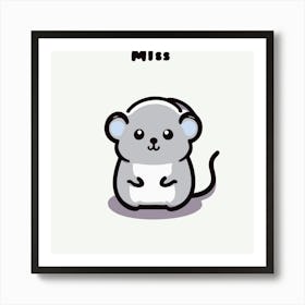 Cute Mouse 1 Art Print