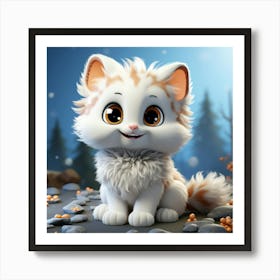 Cute Kitten 7 Art Print