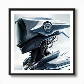 Futuristic Robot 1 Art Print