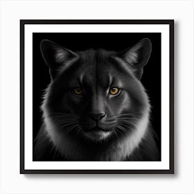 Night Feline Art Print