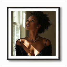 Afro-American Woman Art Print