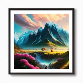 Mountain Landscape 15 Art Print